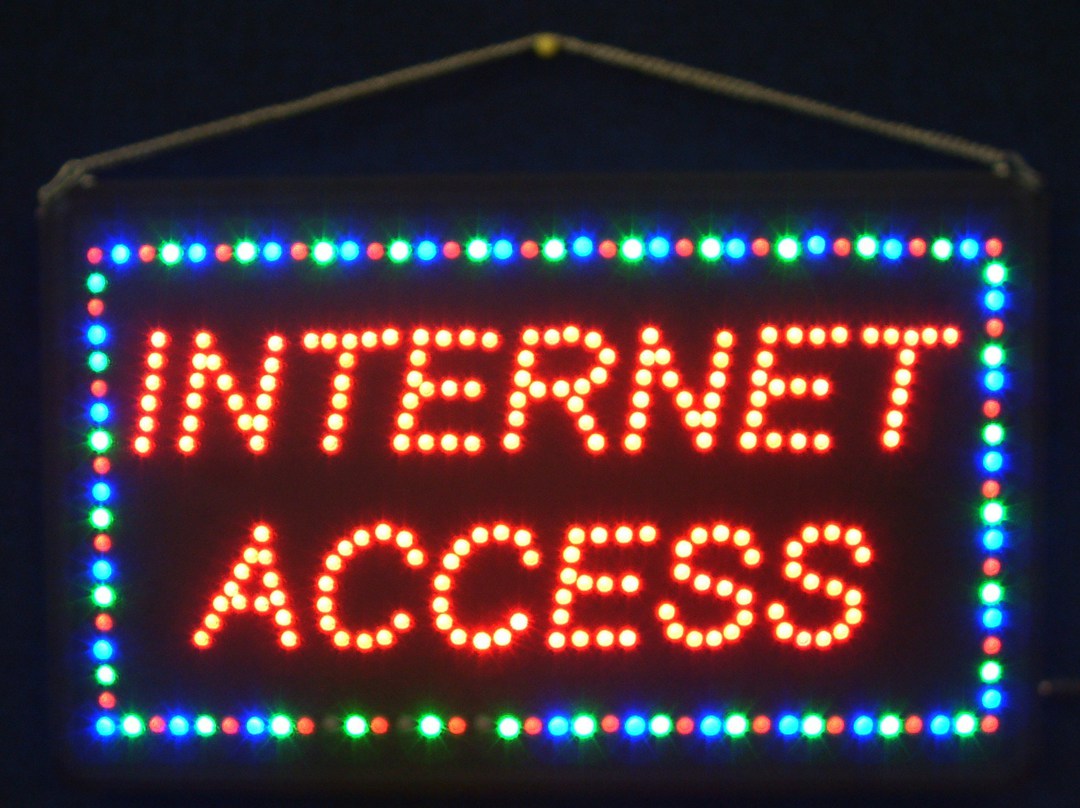 (LED-SIGN-18) LED Flashing INTERNET ACCESS Sign image 0